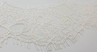 Galon de dentelle fine ivoire pour robe de mariée
