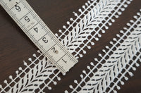 Galon bohème dentelle nacré ivoire COUPON 1M90 · vue 3