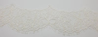 Galon de dentelle fine ivoire pour robe de mariée · vue 3