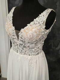 Robe fluide modèle FLUORITE de Bianco 36 ET 40/42 · vue 5