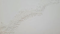 Dentelle fine francaise ivoire pour robe de mariée · vue 3