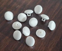 Boutons recouverts SATIN 11mm pour robe de mariée · vue 3