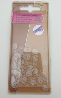 Boutons pressions nylon 7.10.15mm
