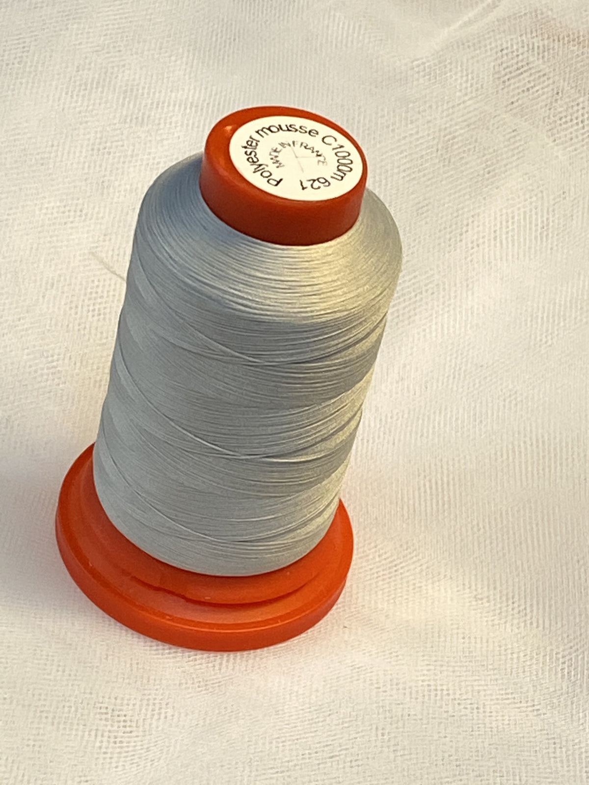 Fil mousse gris clair 1000m