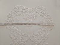 Motif pour dos en dentelle ivoire sur tulle · vue 6