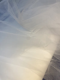 Tulle classique fin ivoire et blanc soie CLIMAX · vue 5