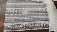 Dentelle geometrique macramé ivoire clair boheme vintage · vue 2