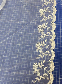 GALON Tulle avec bord dentelle
