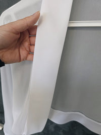 Boléro blanc fluide en mousseline – Manches chauve-souris – Taille S/M · vue 5
