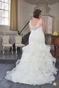 Robe de mariée près du corps taille 50 · vue 2
