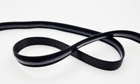 élastique anti glisse noir 12mm