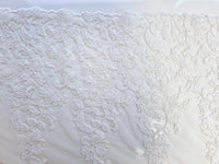 Dentelle ivoire bord festonné 93048 · vue 3