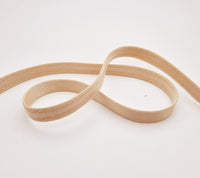 élastique anti-glisse doré 12mm