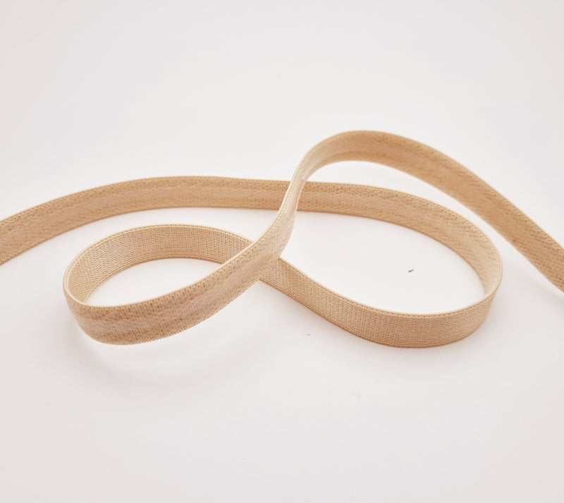 élastique anti-glisse doré 12mm