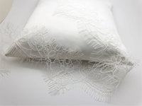 Galon de dentelle francaise fine ivoire