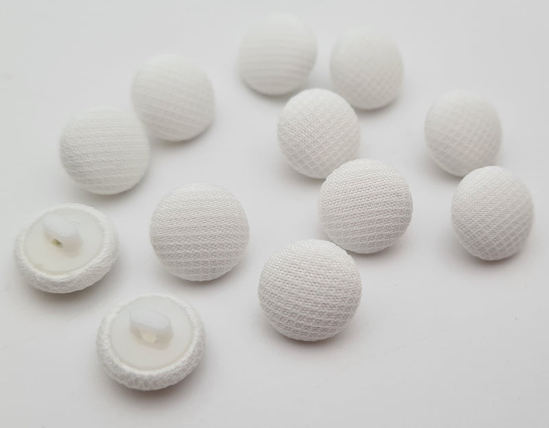 Boutons recouvert TULLE SATIN ivoire clair pour robe de mariée