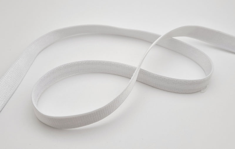 élastique anti glisse blanc optique 12mm