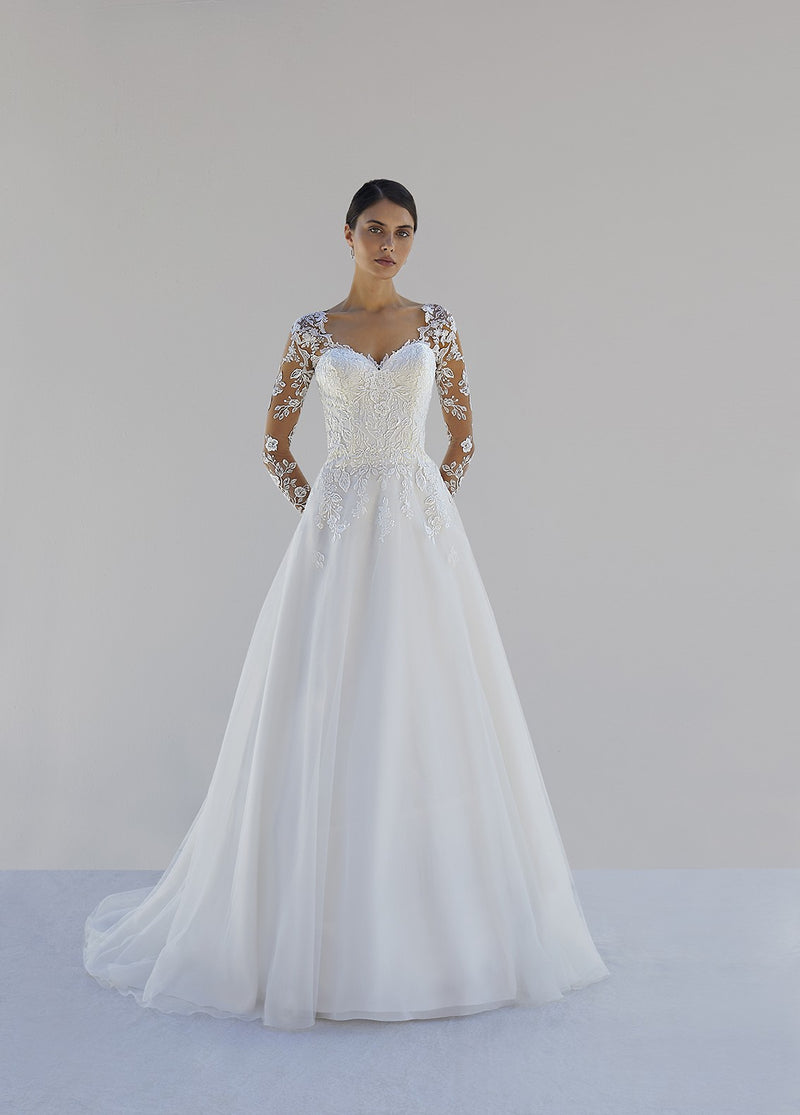 Robe de mariée à manches longues EQUINOXE