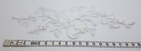 Motif brillant blanc pour robe de mariée · vue 3