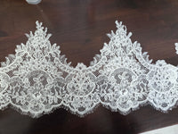 Coupon 10 mètres Galon royale ivoire crème pour robe princesse