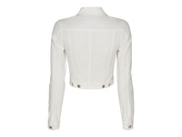 Veste style jean ivoire pour mariée · vue 2