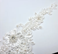 Long motif perles, strass , sequins ceinture ou encolure · vue 2