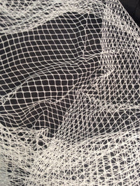 Résille ivoire laize 150cm qualité souple