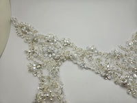 Motif perles et strass pour encolure V · vue 4