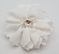 Broche fleur ivoire