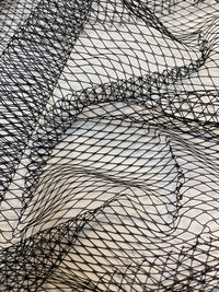 Résille noire laize 150cm qualité souple