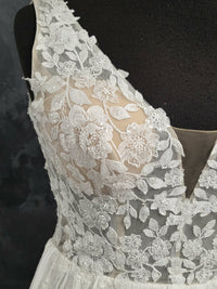 Robe fluide modèle FLUORITE de Bianco 36 ET 40/42 · vue 6