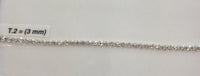 Strass 3 mm, excellente qualité, tarif pour 50CM