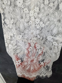 Lambert Créations – Top Carnac dentelle française ivoire – Fabriqué en France · vue 7