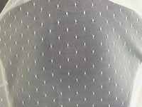 Plumetis, dentelle fine "point d'esprit" ivoire clair/blanc ou coupon ivoire