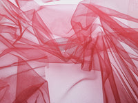 Tulle souple rouge Hermes laize 300