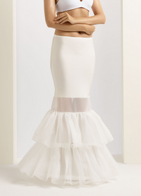Jupon spécial robe de mariée sirène 1 cerceau 190CM