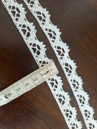 Dentelle guipure ivoire – coupon unique 7 mètres – galon étroit 2 cm – dentelle vintage couture · vue 4