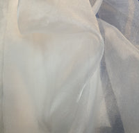Organza cristal brillant ivoire