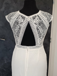 Robe de mariée "Denise" fluide près du corps ivoire bohème · vue 12