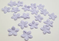 Lot de 50 petites fleurs parme