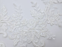 Grand motif ivoire brillance sequins · vue 3