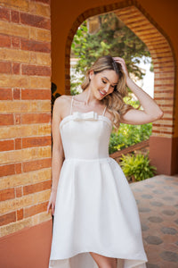 robe courte asymétrique 38 · vue 4