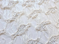 Dentelle originale vintage beige sequins 2 mètres · vue 3