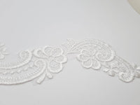 Motif arabesque ivoire nacré pour robe de mariée · vue 3