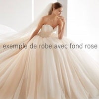 Tulle souple rose laize 300 · vue 3