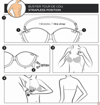 Soutien gorge invisible multi-positions spécial mariage · vue 9