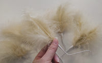 Lot unique de 20 vraie plume CARAMEL DIY · vue 2