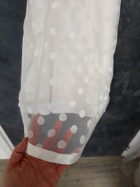 Robe enfant à pois taille 7 ans · vue 4