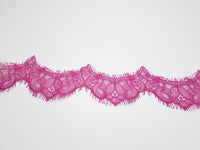 Galon de dentelle fuchsia · vue 2