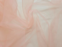 Tulle souple rose laize 300